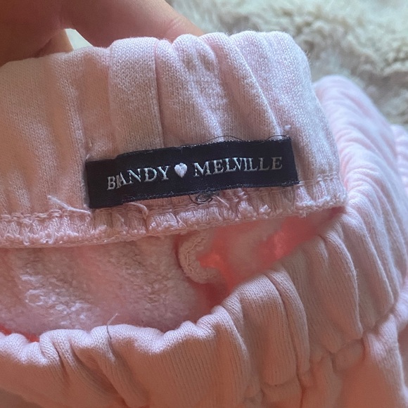 Brandy Melville Light Pink Joggers - Picture 1 of 3